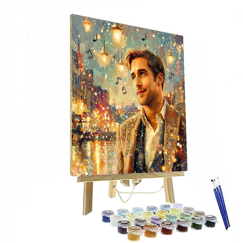 Ryan Gosling: The Heartthrob Of La La Land Numbered Painting Kits