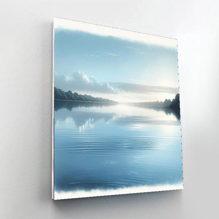 Reflections Of Calm Waters Number Painting