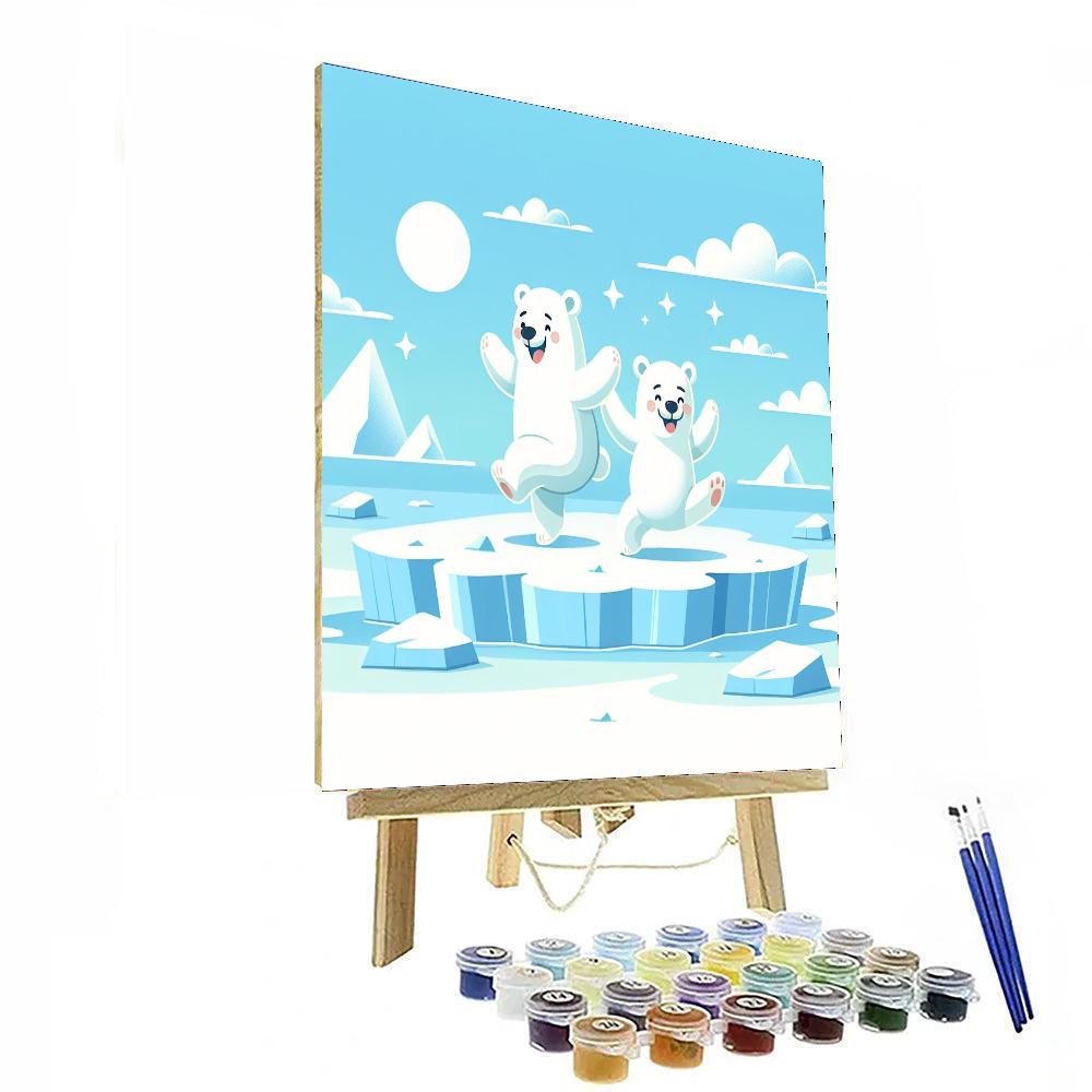 Chilly Polar Bears Painting By Numbers Kit