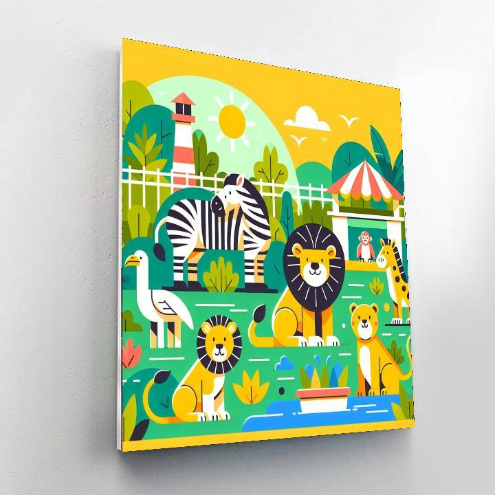 Zoo Safari Paint By Number