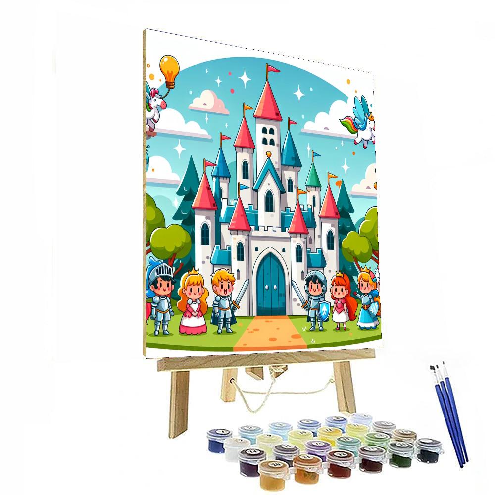 Whimsical Castle Adventure DIY Paint By Numbers