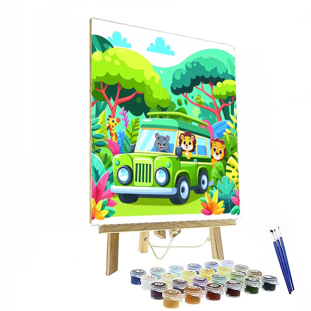 Adventure Safari Vehicle Number Painting