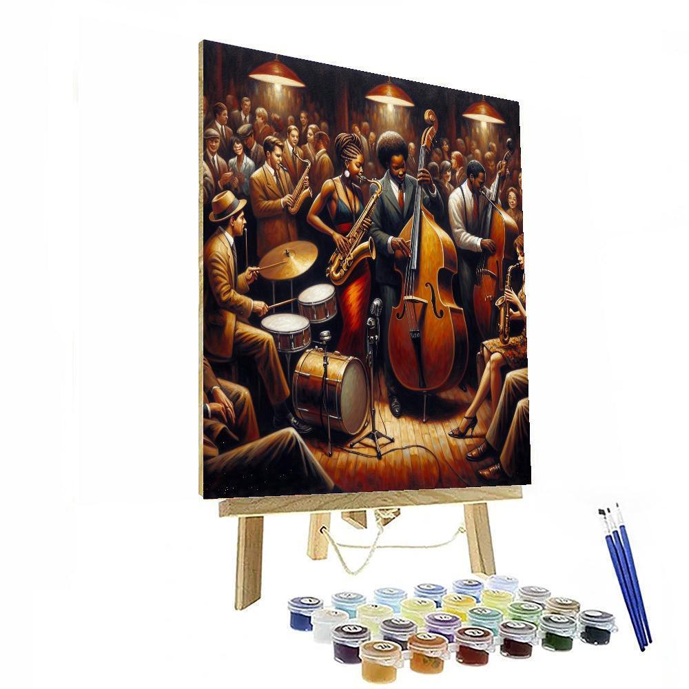 Dynamic Jazz Lounge Paint By Color