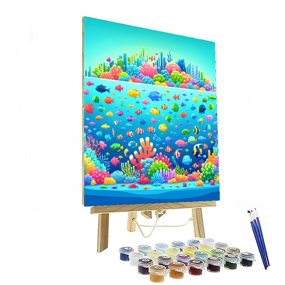 Undersea Discovery Journey Paint By Numbers Art