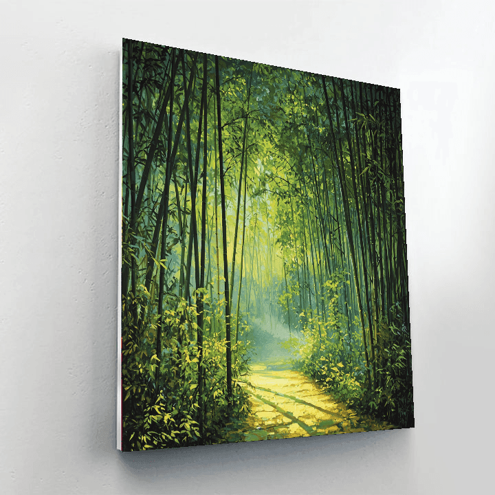 Bamboo Grove Of Arashiyama Paint By Numbers Kits