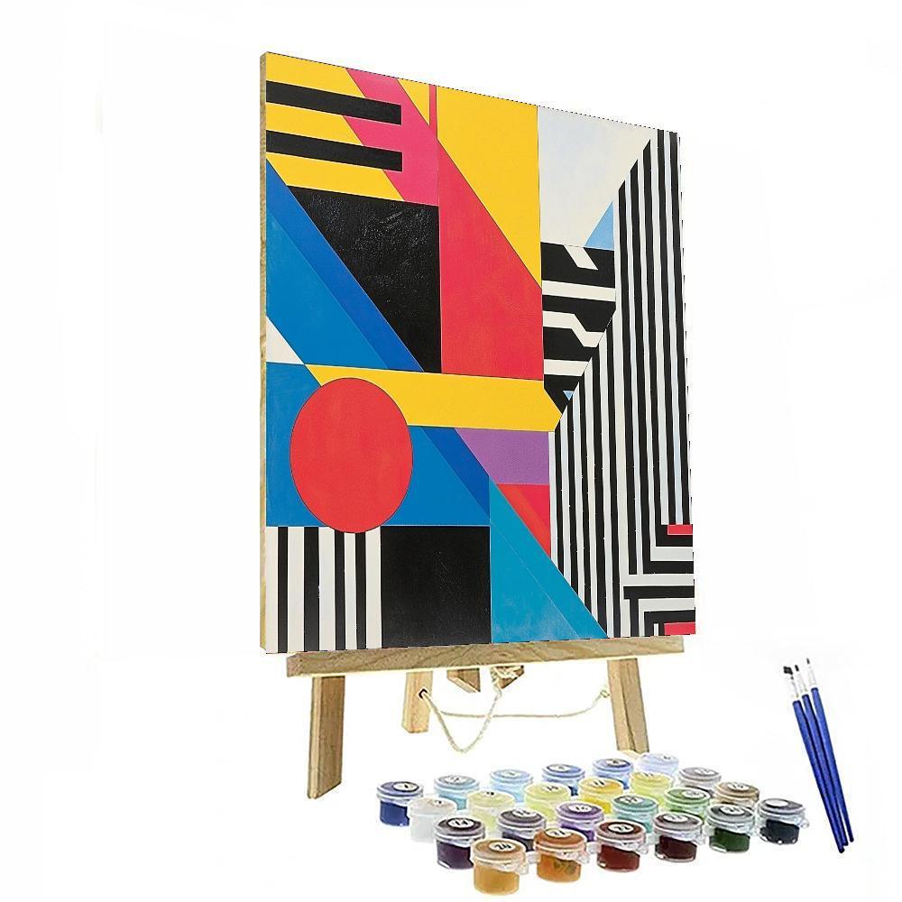 Henri Matisse Inspired Jazz Of Shapes  Paint By Number