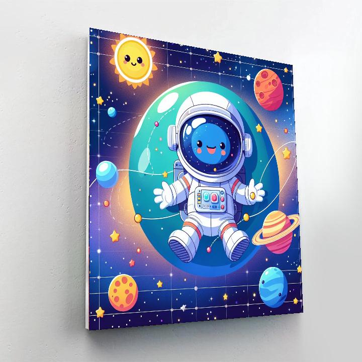 Space Explorer's Chronicle Painting By Numbers Kit
