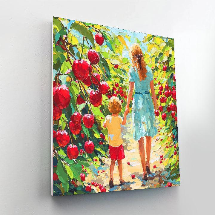 Sweet Cherry Orchard Paint By Numbers Kits