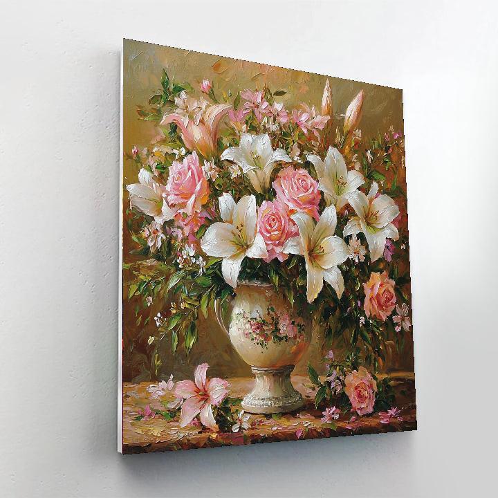 Pierre-Auguste Renoir Inspired Floral Still Life  Numbered Painting Kits