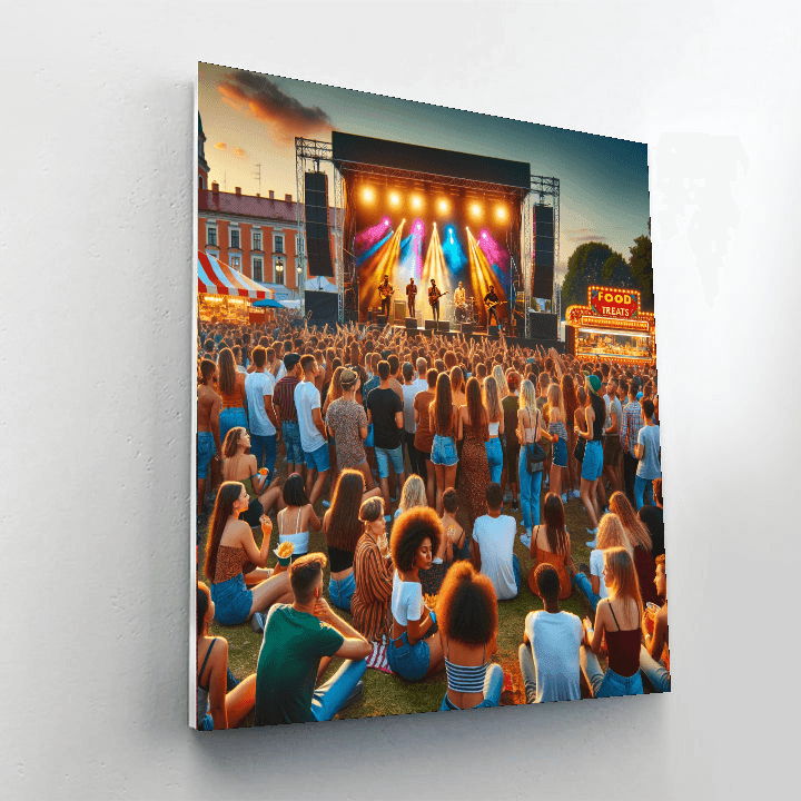 Cincinnati Music Festival DIY Paint By Numbers