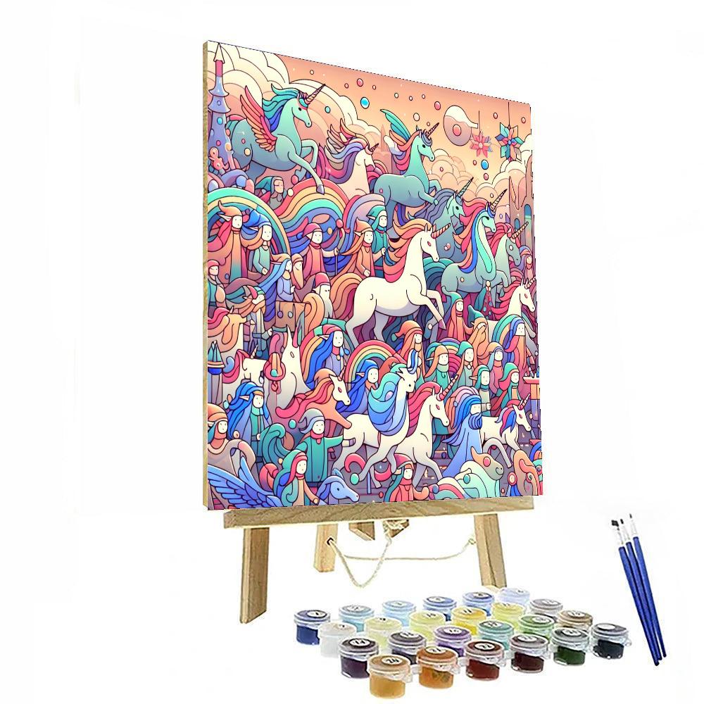 Fantasy Parade Paint By Numbers Art