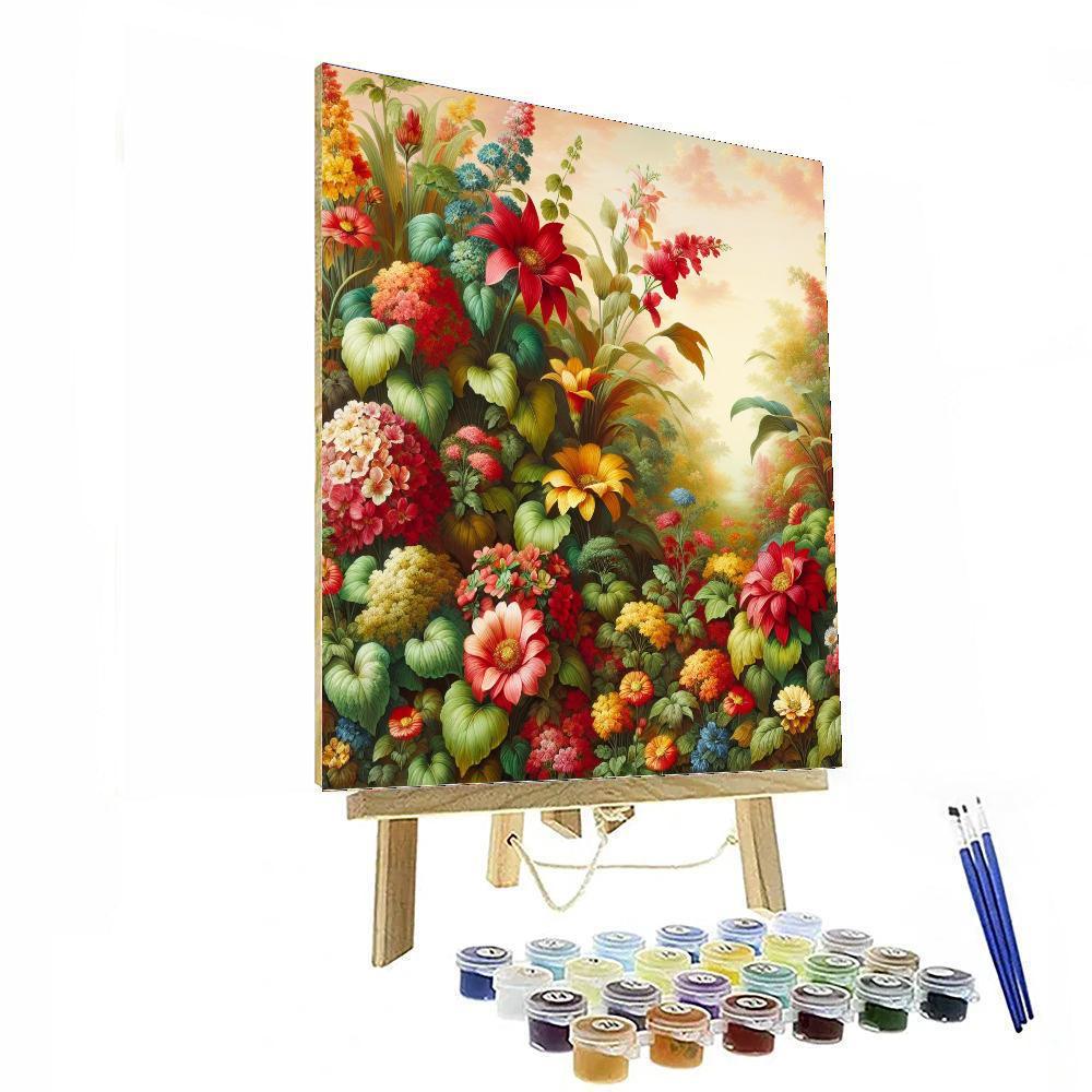 Blooming Flower Fantasy Paint By Number
