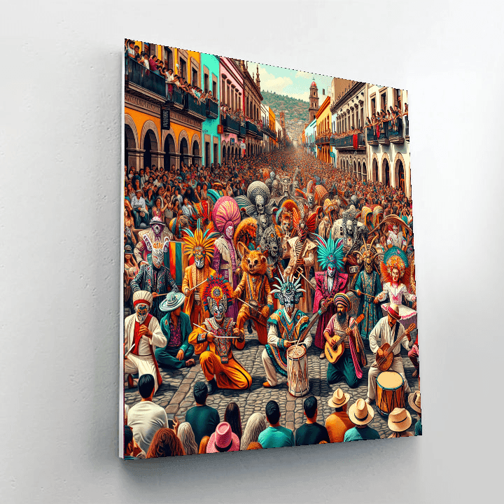 Festival Internacional Cervantino - Guanajuato, Mexico Painting By Numbers Kit