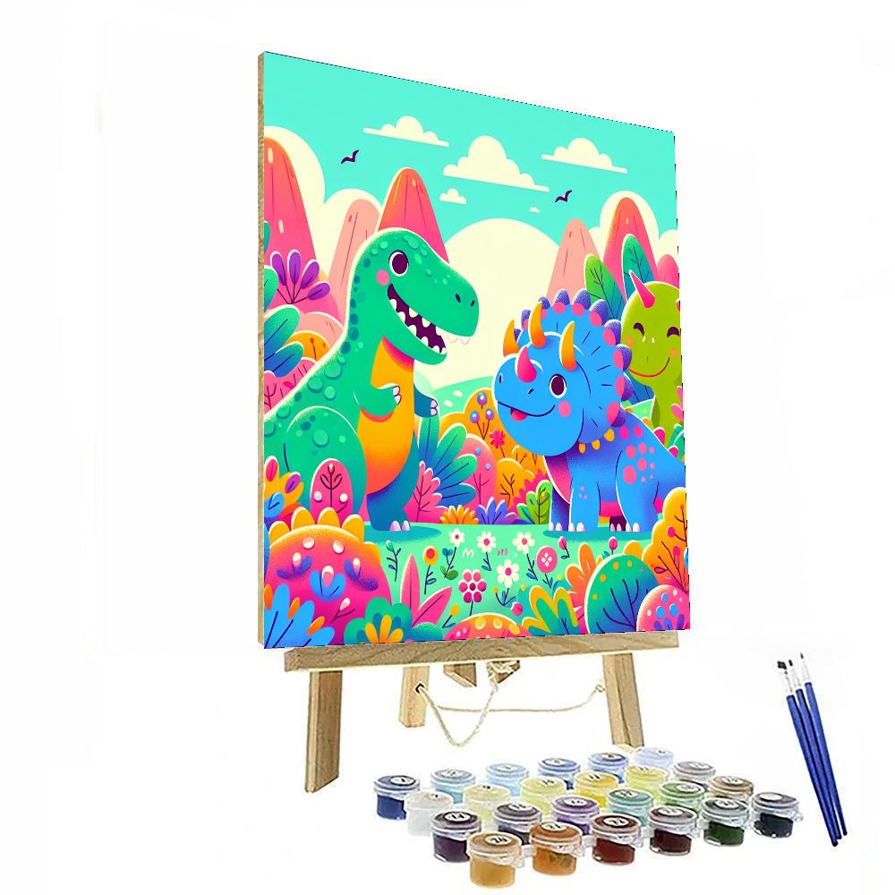 Dino-mite Safari Number Painting