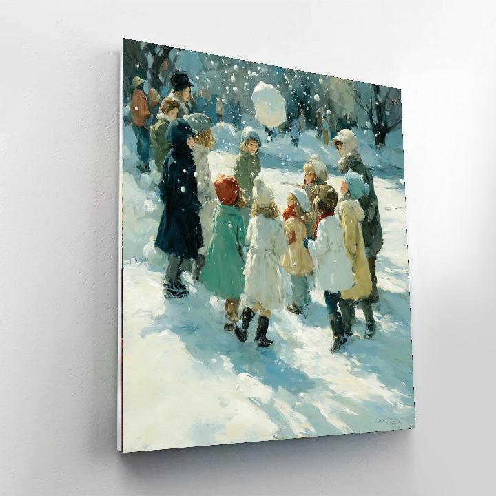 Together In A Winter Wonderland Numbered Painting Kits