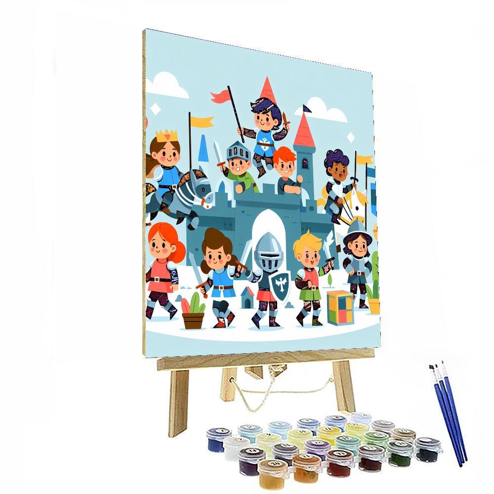 Knight's Chivalry Challenge Painting Number Kit