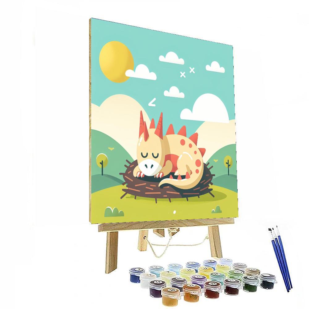 Friendly Dragon’s Roost Paint By Numbers