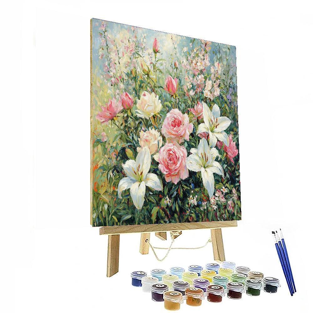 Pierre-Auguste Renoir Inspired Fragrant Garden  DIY Paint By Numbers