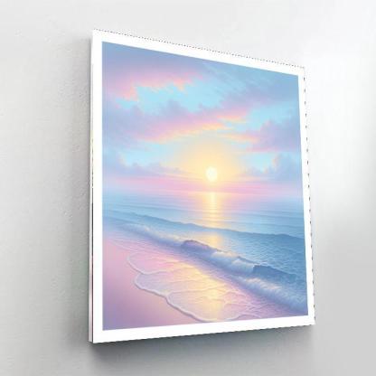 Seaside Sunrise Awakening Numbered Painting Kits