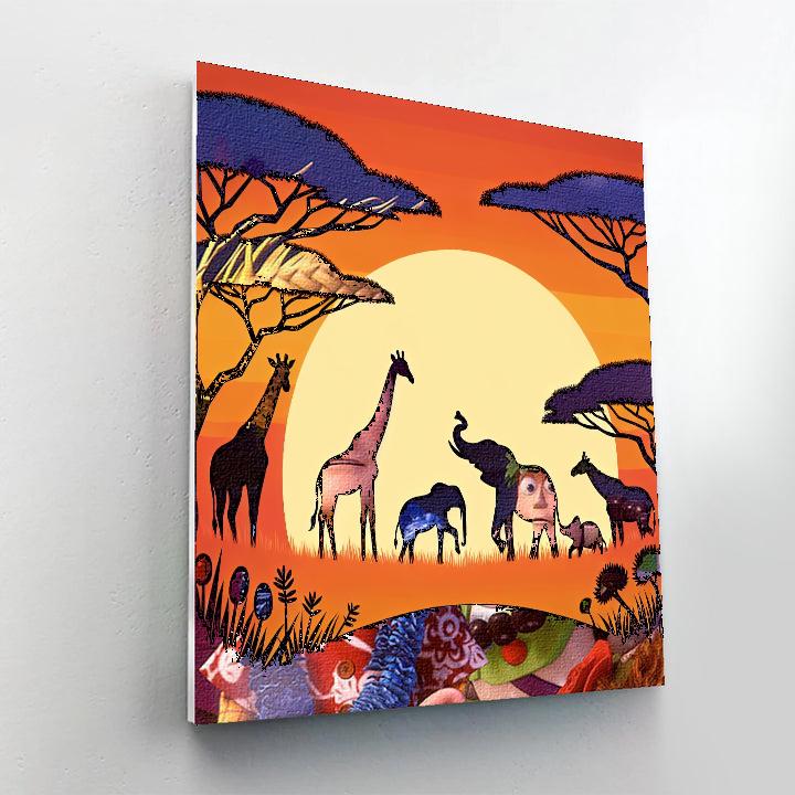 Sunset Safari Experience Paint By Numbers