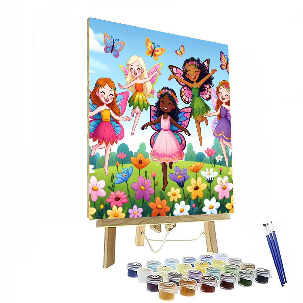 Frolicking Fairy Garden Paint By Numbers Kits