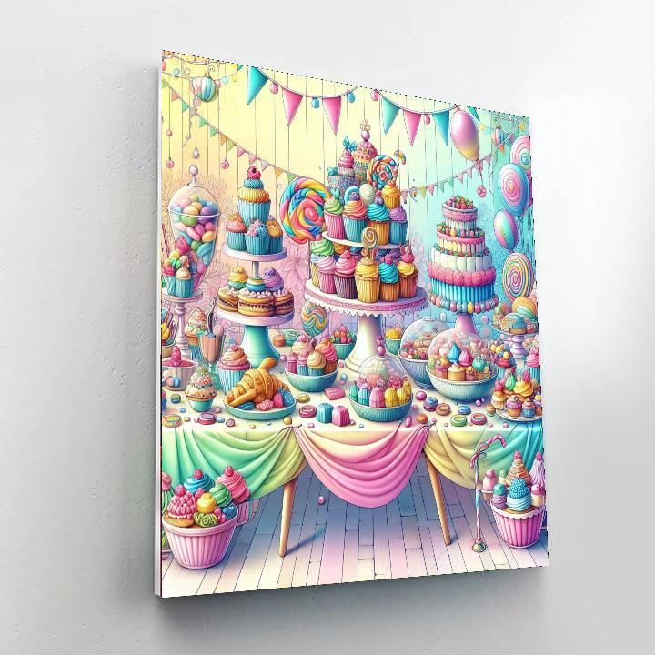 Delightful Sweet Treats Paint By Numbers Art