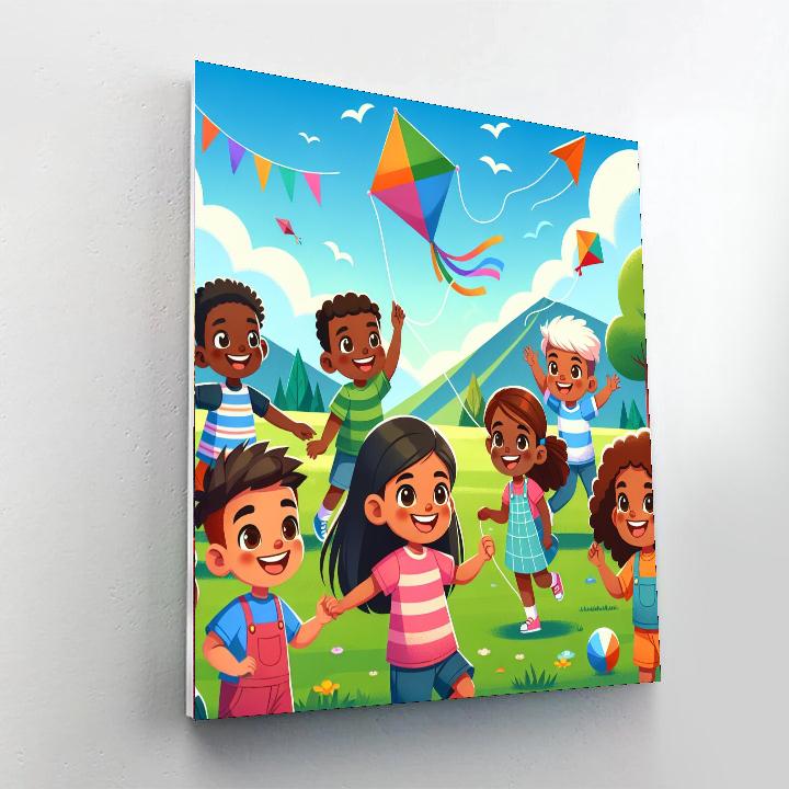 Sunny Summer Fun Painting Number Kit