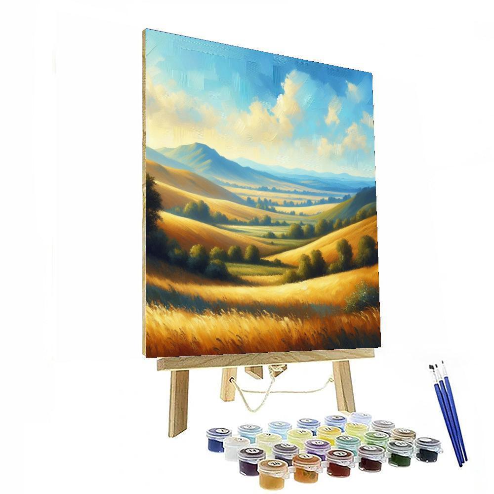 Golden Meadow Serenade Paint By Numbers