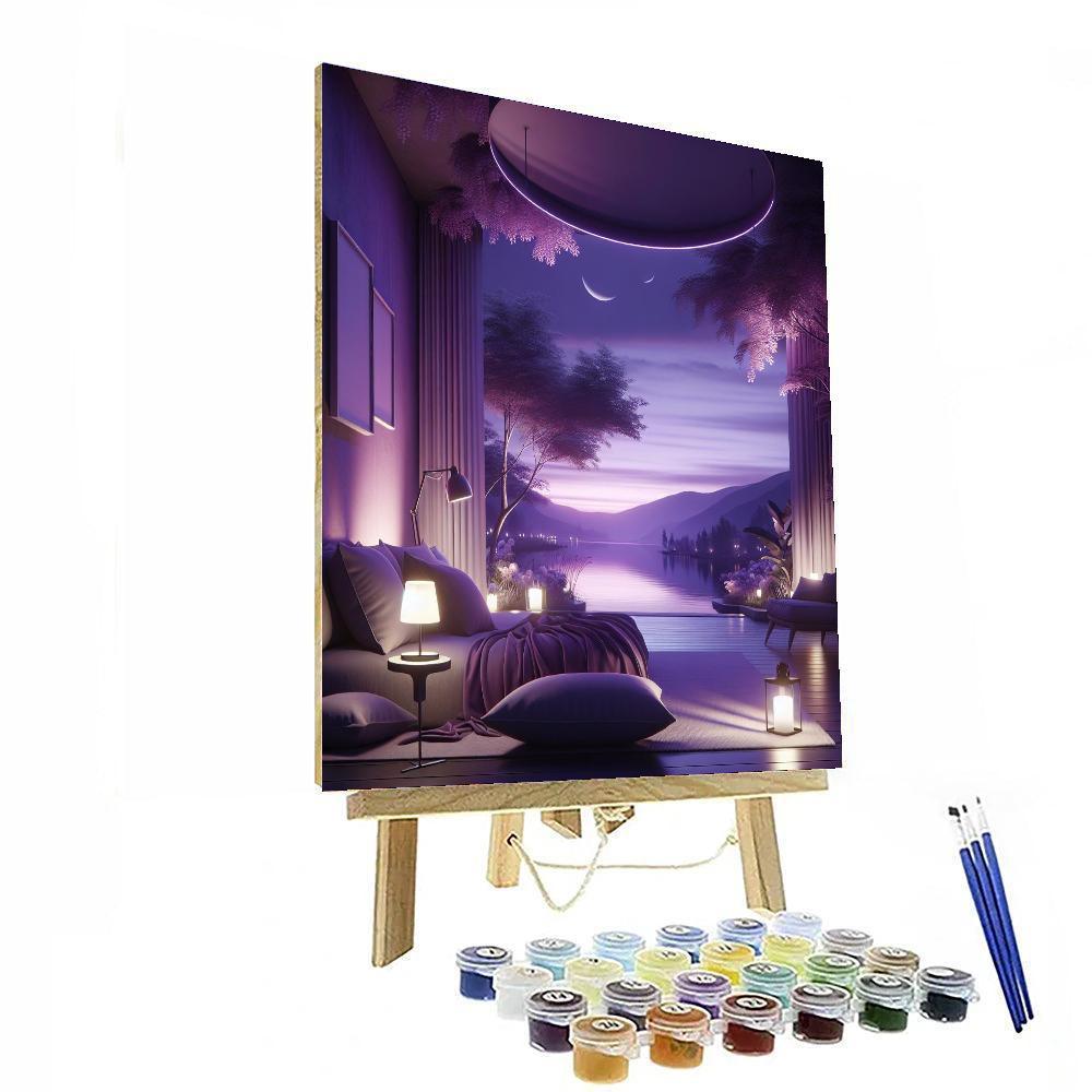Purple Twilight Dream Paint By Number