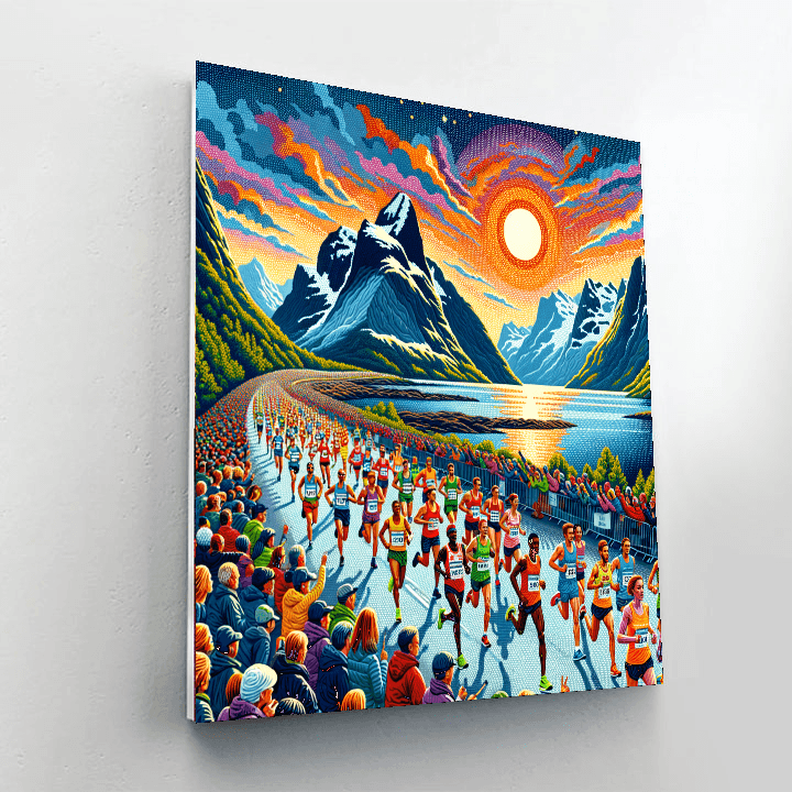 Midnight Sun Marathon - Norway Paint By Number