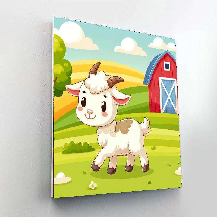 Wandering Goat Paint By Numbers Art