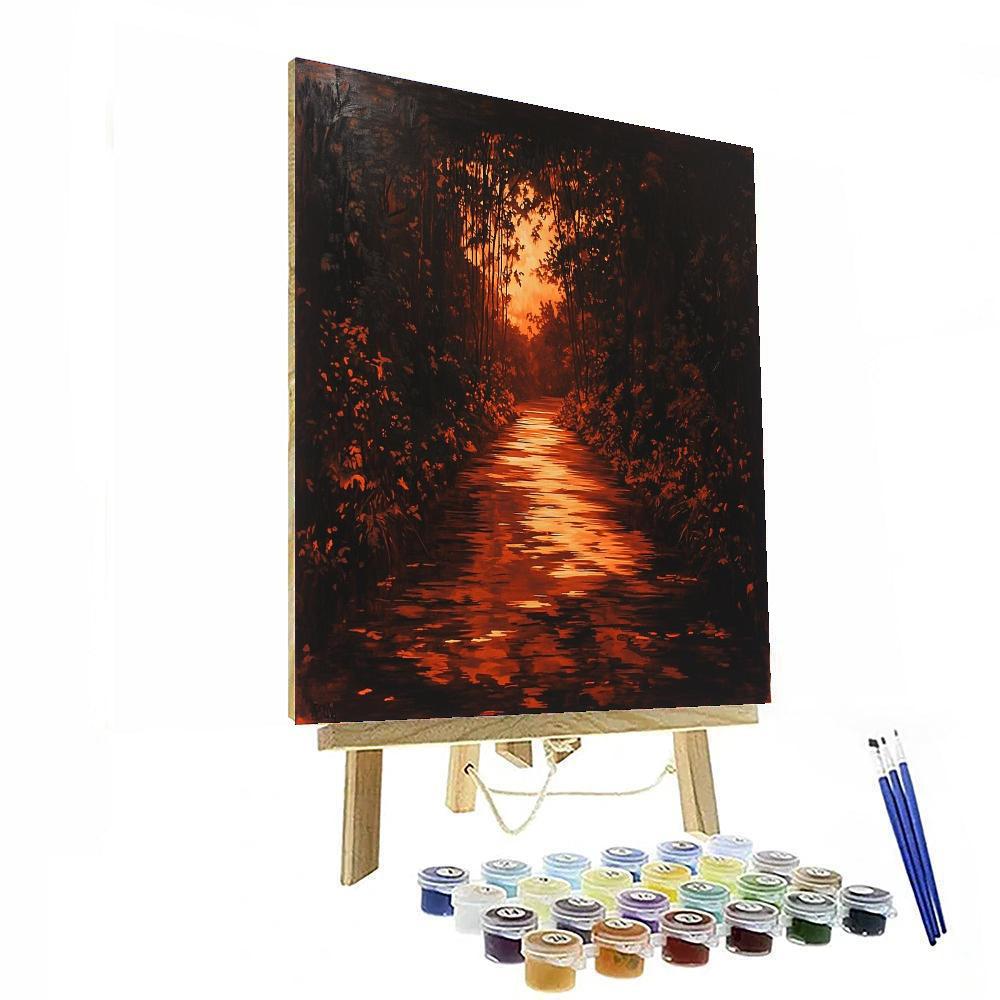 Caravaggio Inspired Tension In Nature  Number Painting