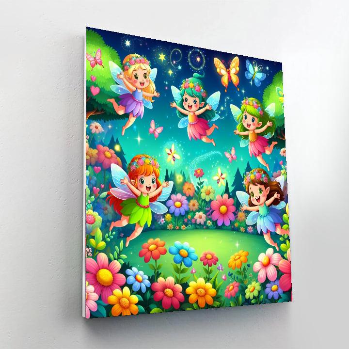 Merry Fairies Numbered Painting Kits