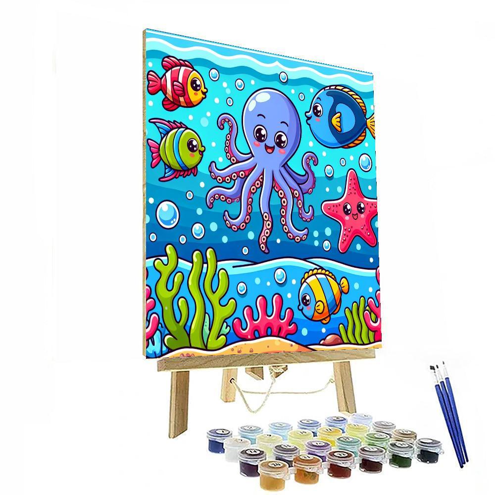 Cheery Ocean Adventure Painting By Numbers Kit