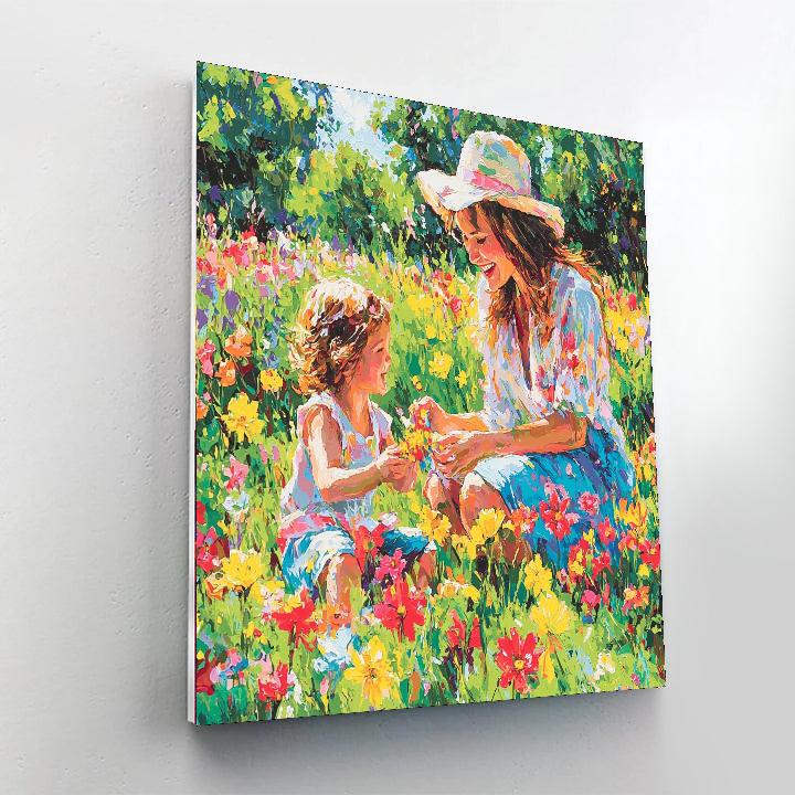 Family Garden Party Paint By Numbers