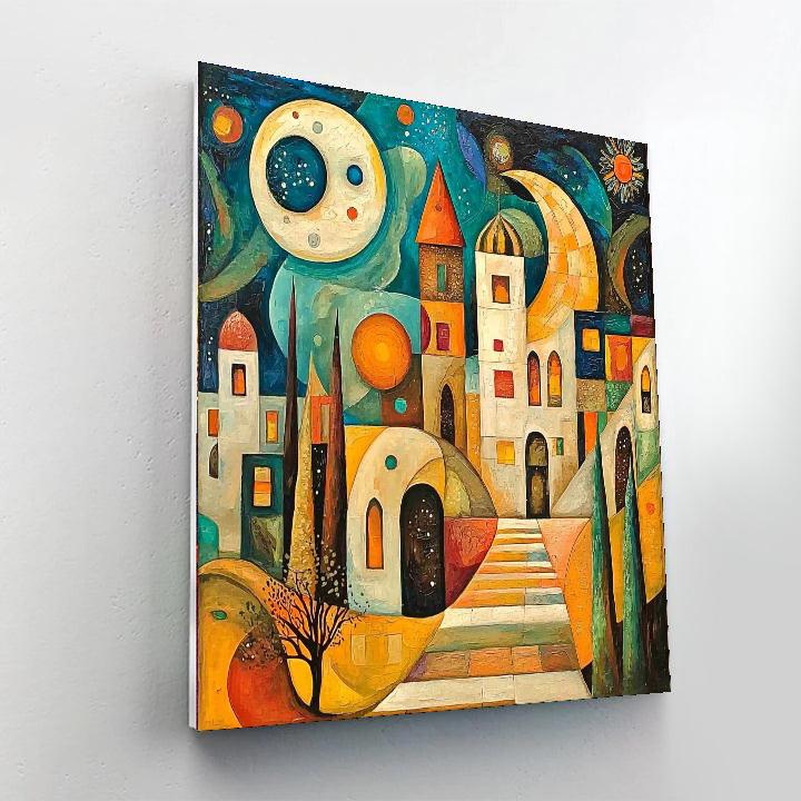 Paul Klee Inspired Dreamscape Essence  Paint By Number