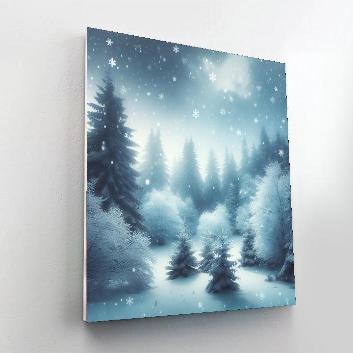 Frozen Winter's Calm Paint By Numbers