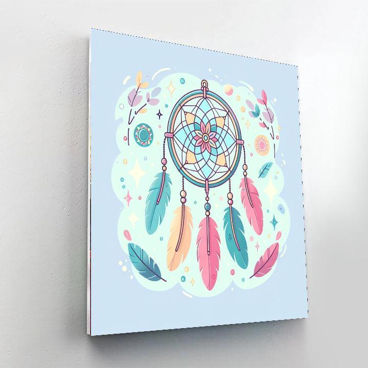 Magical Dream Catcher Paint By Color