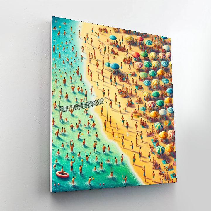 Busan Sea Festival Number Painting