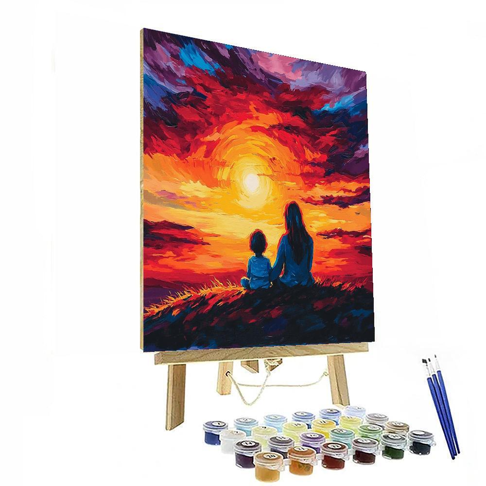 Sunset Promises Painting Number Kit
