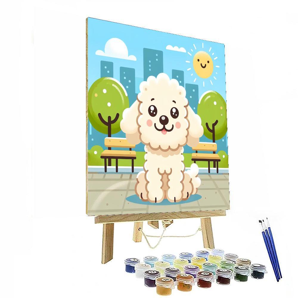 Dashing Doodle Dog Paint By Number