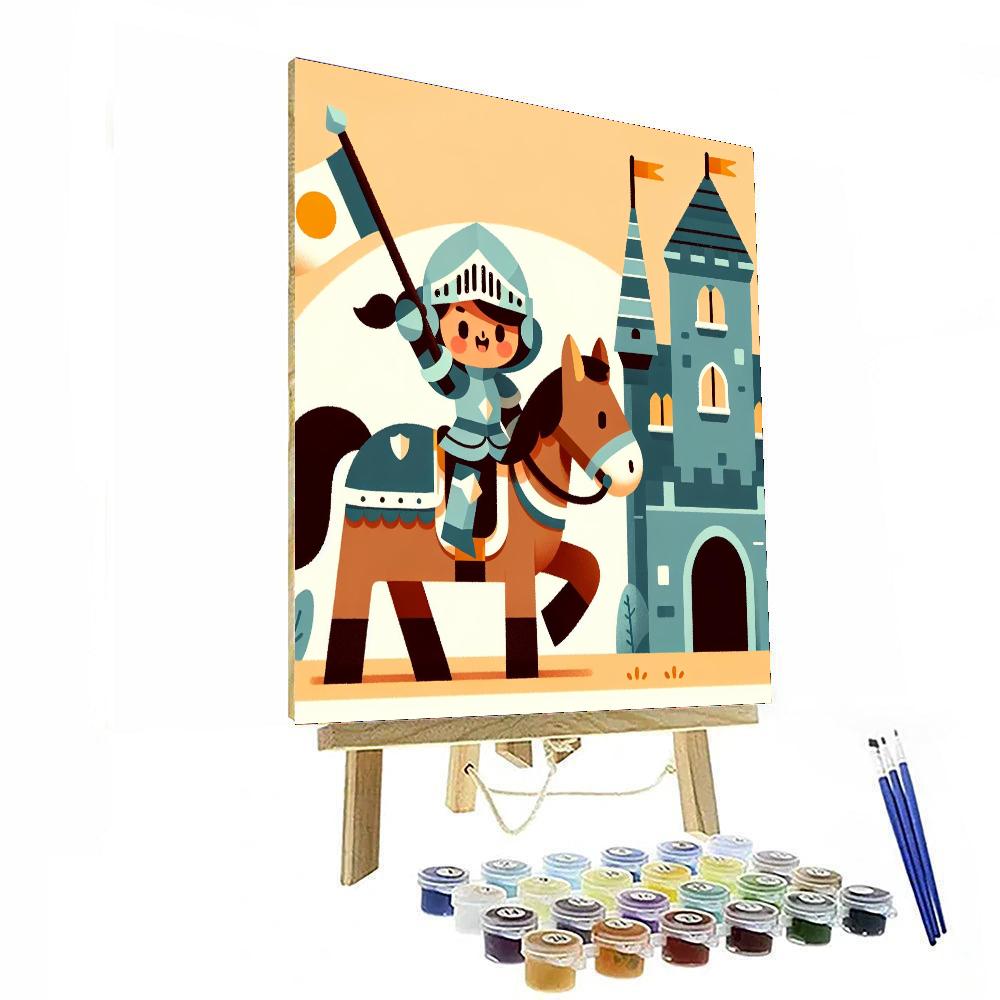 Castle Knights Quest Paint By Numbers Kits