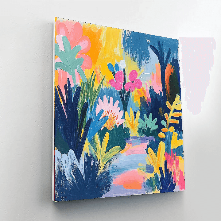 Tracey Emin Inspired Emin's Reflective Garden  Painting By Numbers Kit