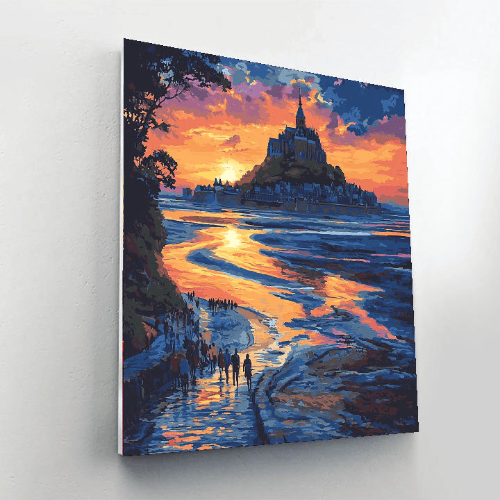 Mont Saint-michel Paint By Color