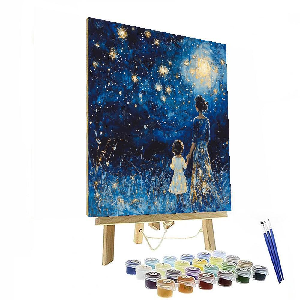 Beneath The Starry Sky Number Painting