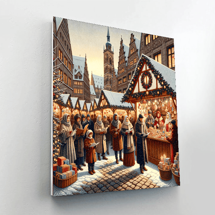 Christmas Markets In Nuremberg - Germany DIY Paint By Numbers