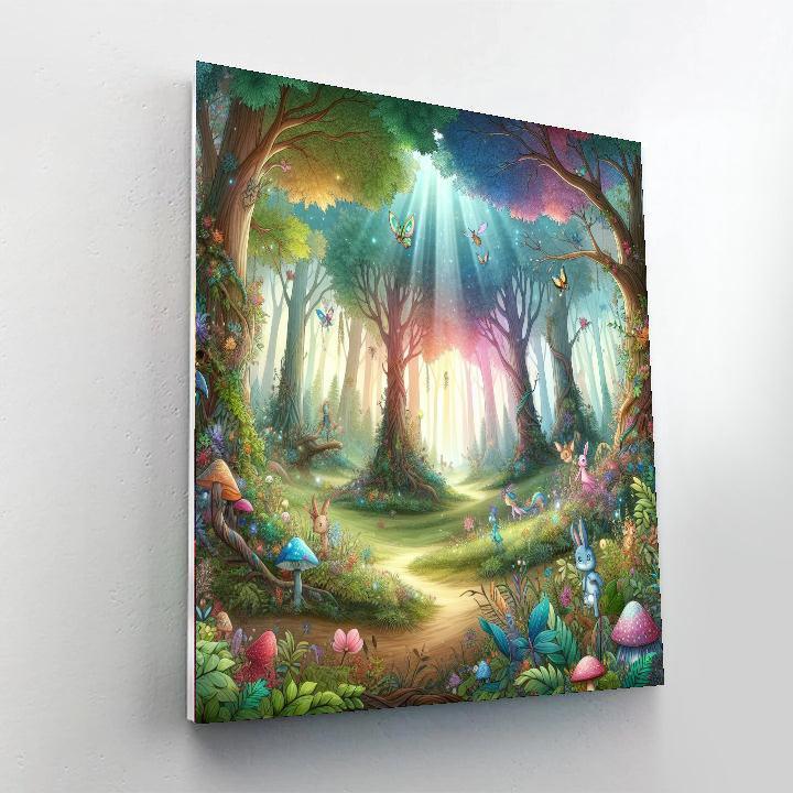 Magical Forest Discovery Paint By Numbers