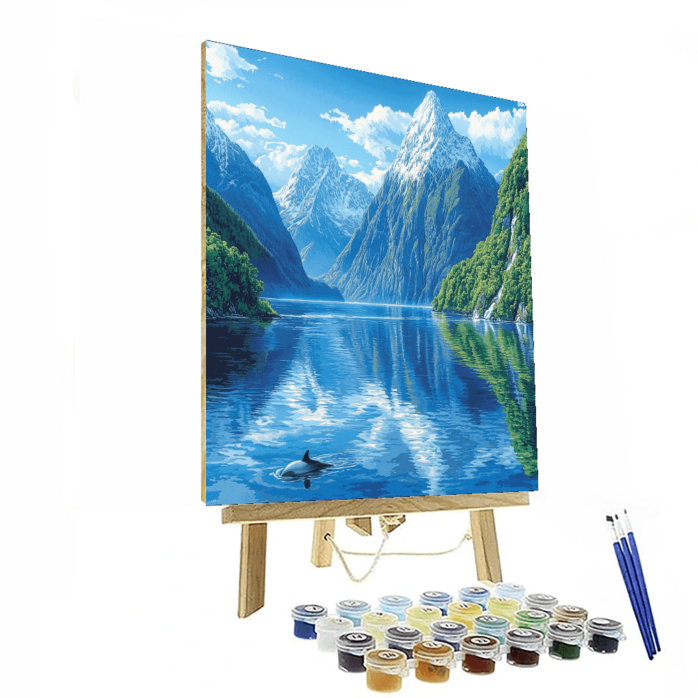 Fiordland National Park - Southland, New Zealand Numbered Painting Kits