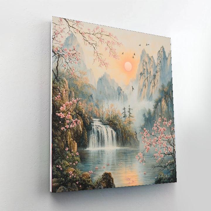 Zhao Mengfu Inspired The Essence Of Harmony  Paint By Number