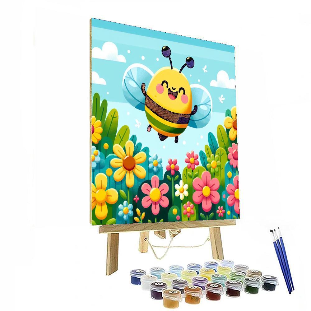 Buzzy Bumblebee Paint By Color
